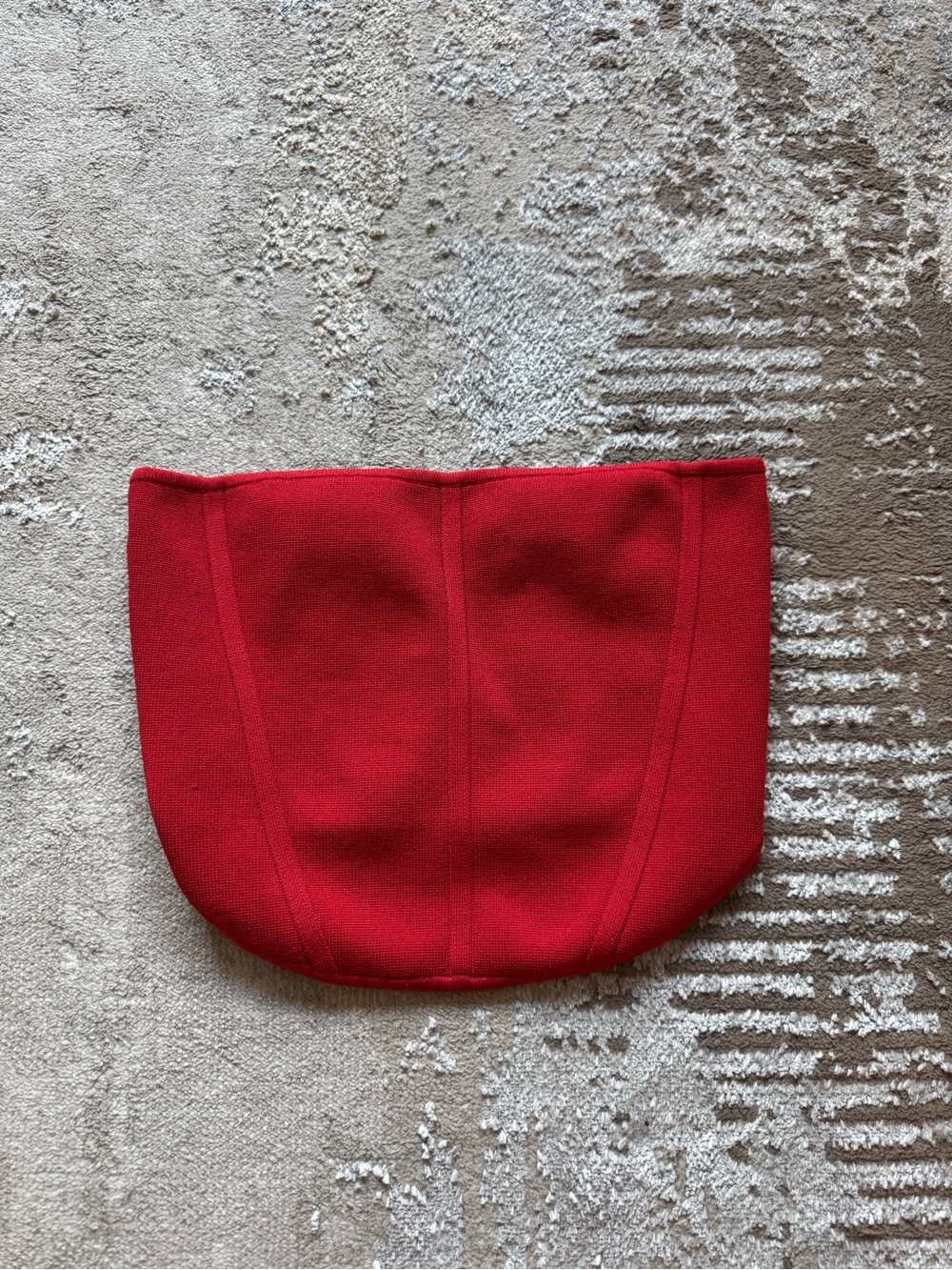 Aritzia Red Strapless Crop Top size Small